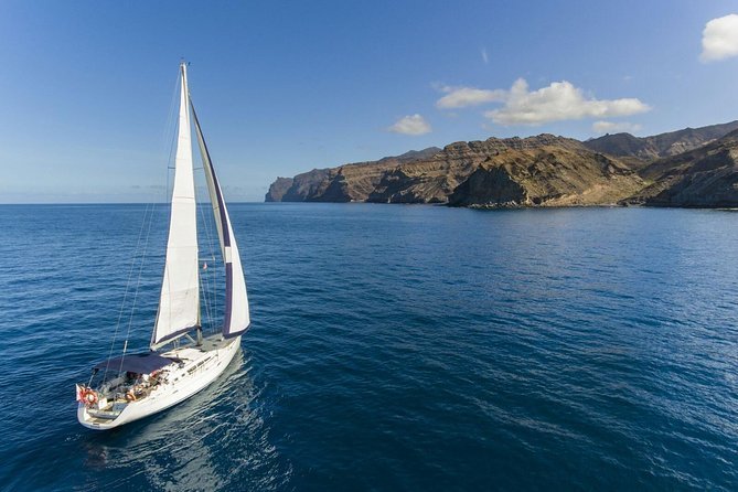 Sailing boat off the coast of Gran Canaria
