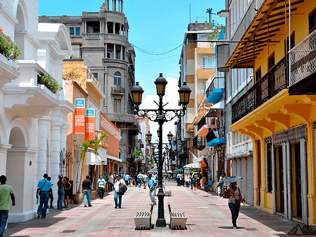Santo Domingo, view of the Colonial Zone. Dominican Republic.